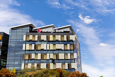 Head office with logo